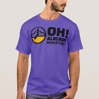 Camiseta Ah, já cerveja às 9 horas
