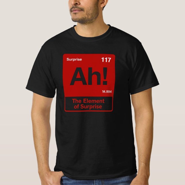 Camiseta Ah, o Elemento Surpresa! Project Hail Mary Shi (Frente)