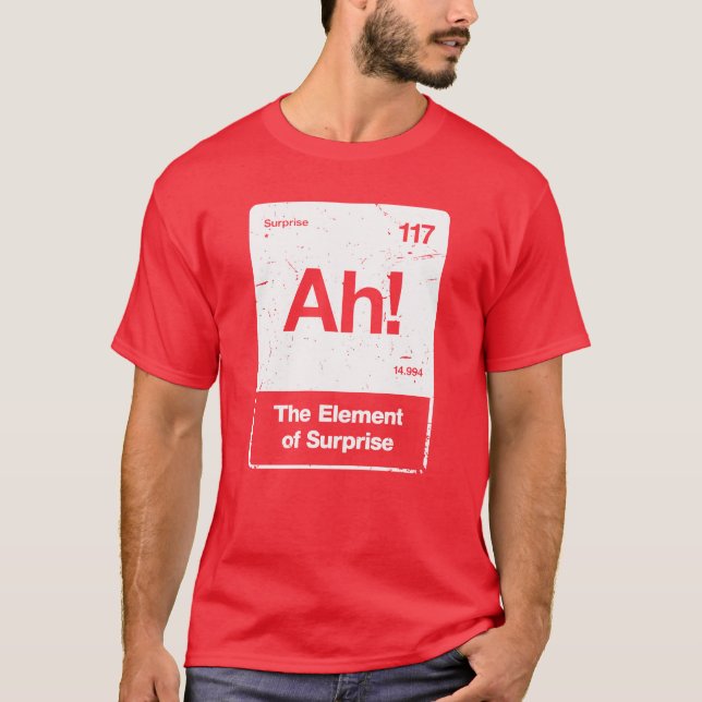 Camiseta AH! O Elemento Surpresa - Projeto Hail (Frente)
