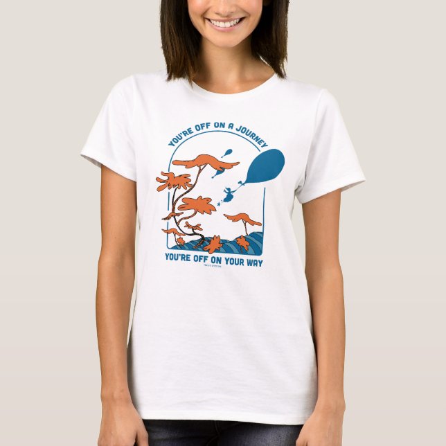 Camiseta Ah, Os Lugares que Você Irá! "Embarcando numa Jorn (Frente)