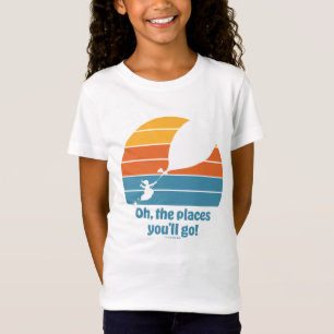Camiseta Ah, Os Lugares Que Você Irá! Pôr do Sol Retrô