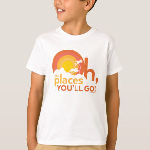 Camiseta Ah, Os Lugares Que Você Irá! Tipografia Paisagem