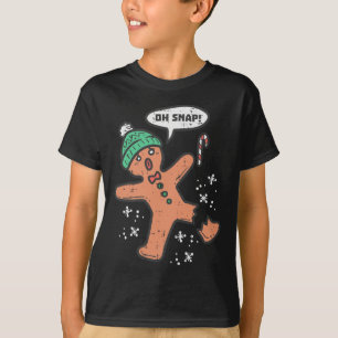 Camiseta Ah, Pão de Gingerpão Bravo Homens De Natal