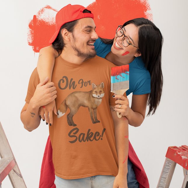 Camiseta Ah Pelo Amor da Raposa! Divertido  (Criador carregado)