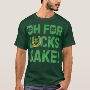 Camiseta Ah, Por Sorte, Dia de São Patrício Para Homens Mul