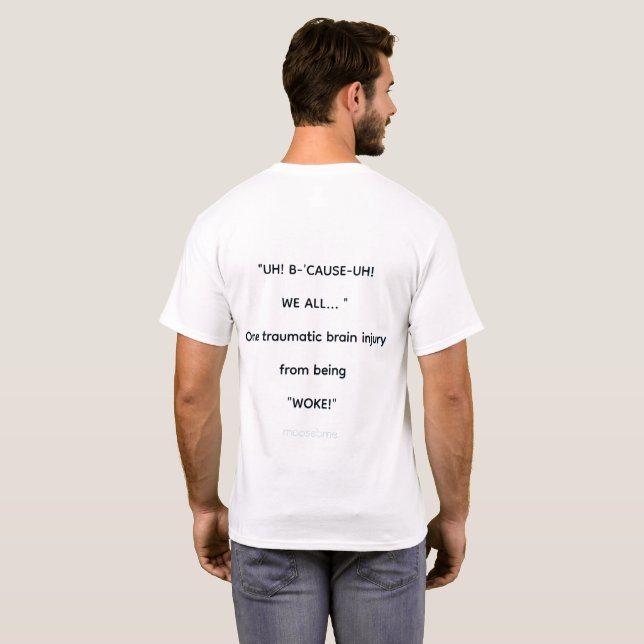 CAMISETA "AH! PORQUE-SIM! "NÓS TODES... " (Parte Traseira Completa)