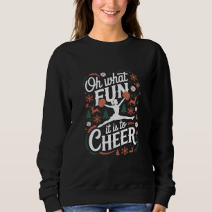 Camiseta Ah Que Diversão É Torcer Feio Cheerleading Natal