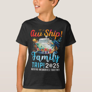 Camiseta Ah, Que Viagem É Uma Viagem Em Família 2025 Cru Fa