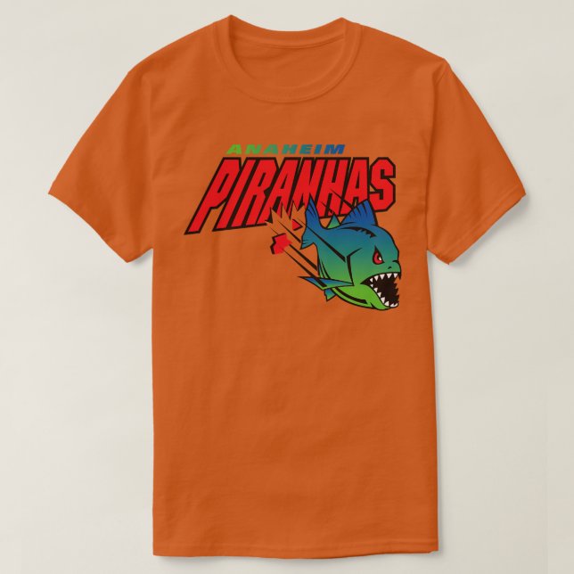 Camiseta Ahaheim Piranhas (Frente do Design)