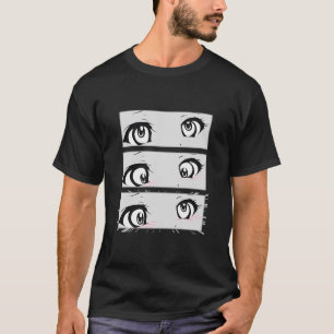 Camiseta Ahegao Face Eye Roll 3 Panel Manga