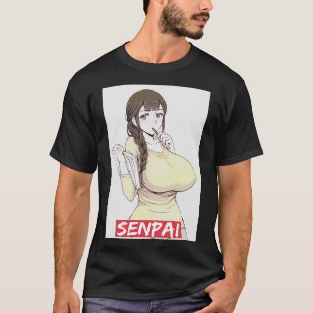 Camiseta ahegao Senpai 1 (Frente)