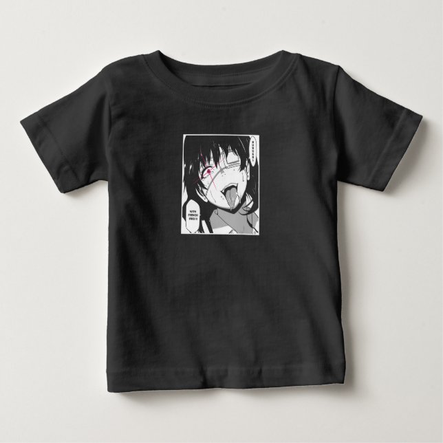 Camiseta Ahegao T Shirt nurse costume face Anime Funny (Frente)
