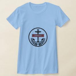 Camiseta Ahoy - Camisa-Ajustado fina, Bella+Canvas, de uso