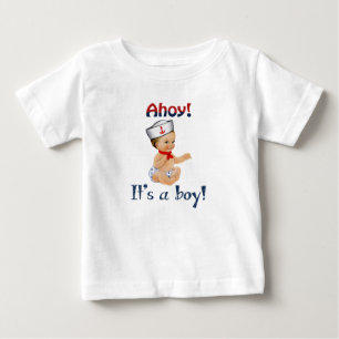 Camiseta Ahoy É um Menino
