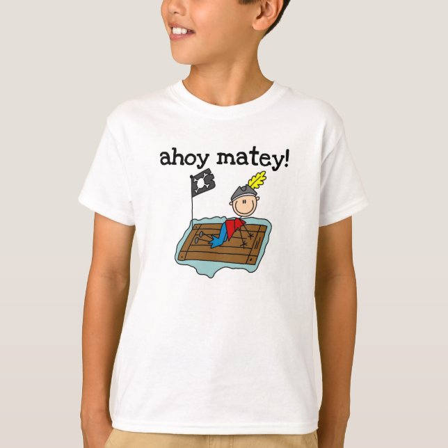 Camiseta Ahoy pirata amigo (Frente)
