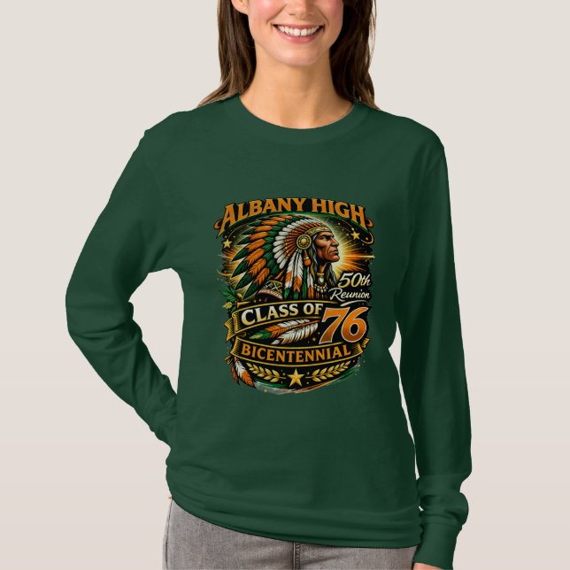 Camiseta AHS 50th reunion long sleeve tee (Frente)