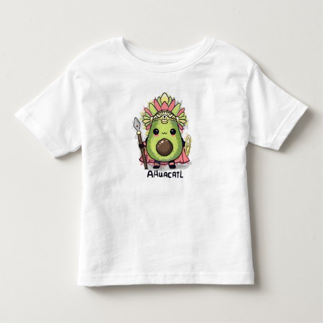 Camiseta Ahuacatl Aztec Warrior Avocado (Frente)