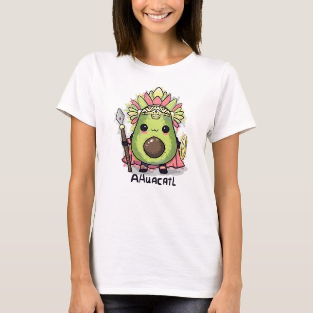 Camiseta Ahuacatl Aztec Warrior Avocado (Frente)