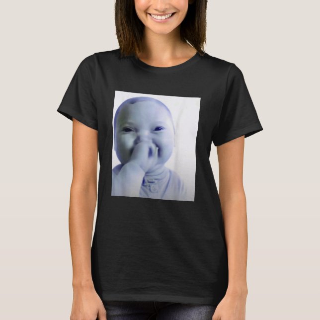 Camiseta Ai Baby You Swear Meme Funny Laughing Baby Meme Br (Frente)