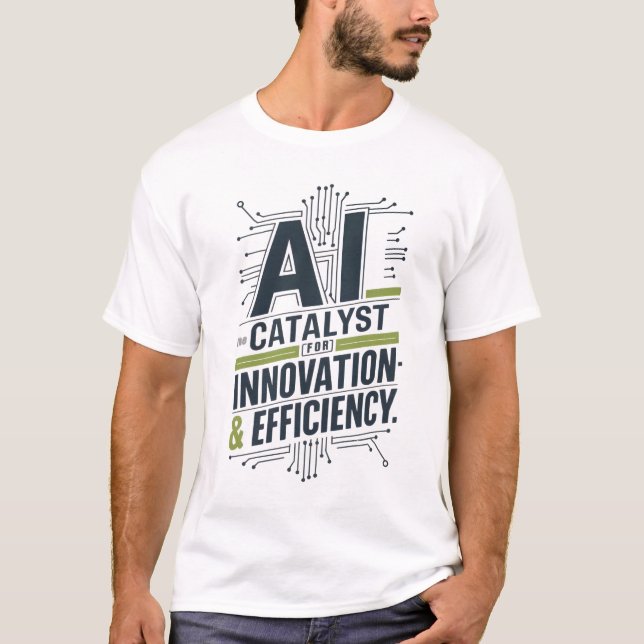 Camiseta AI - Catalisador para Inovação e Eficiência (Frente)