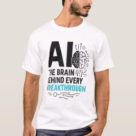 Camiseta AI Cérebro por trás do Tee Incrível | Catalyst téc