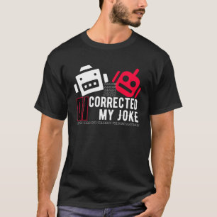 Camiseta AI Corrigida minha Piada.b