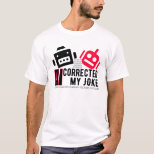 Camiseta AI Corrigida minha Piada.w