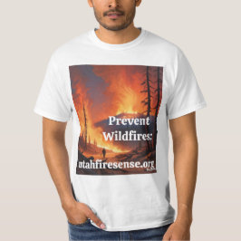 Camiseta AI Evitar Camisa-T de Incêndios Selvagens