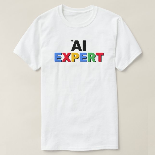 Camiseta AI Expert™ (Frente do Design)