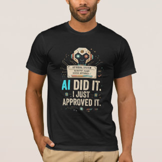 Camiseta AI Fez – Camisa Divertida de Tecnologia d