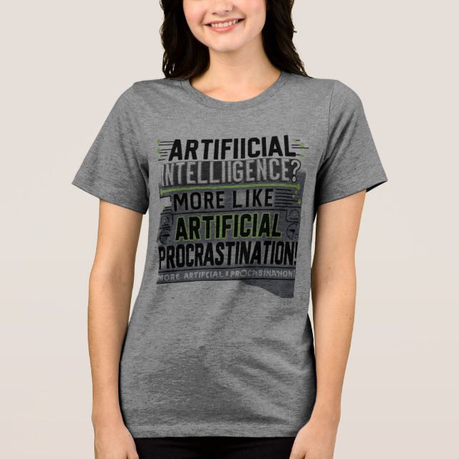 Camiseta AI Mestre de distração (Frente)