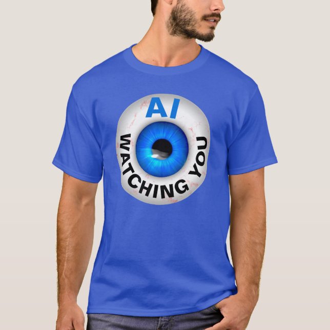 Camiseta AI-Olho (escuro) (Frente)