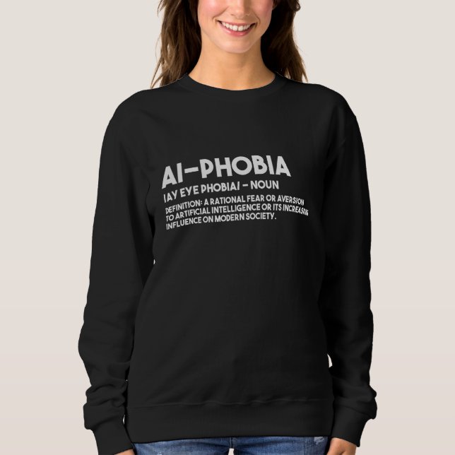 Camiseta AI Phobia Definition Artificial Intelligence (Frente)