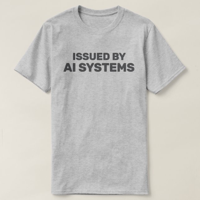 Camiseta AI Systems™ (Frente do Design)