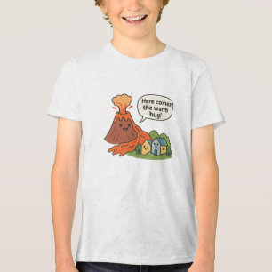 Camiseta Aí vem o abraço quente! Humor vulcano
