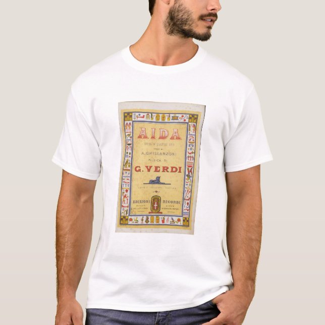Camiseta Aida por Giuseppe Verdi (Frente)