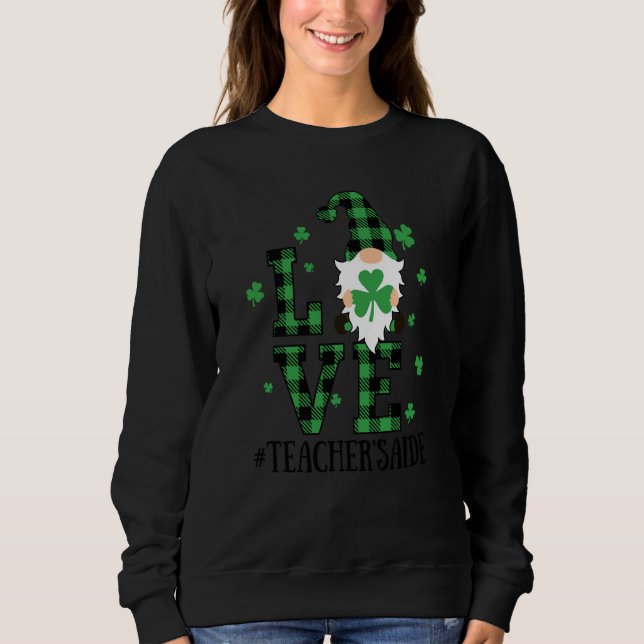 Camiseta Aide Teacher's Aide Life Cute Gnomo para a Rua Pat (Frente)