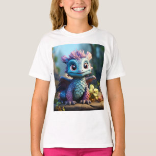 Camiseta Aiden, um Dragão Whimsical