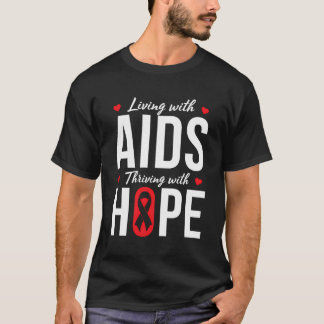 Camiseta Aids Awarts For Aids Warrior Hiv Warrior Aids S