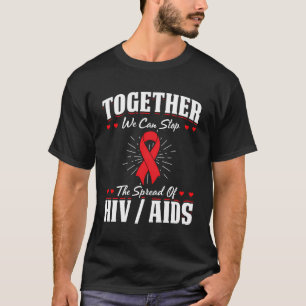 Camiseta Aids Awarts For Aids Warrior Hiv Warrior Aids S