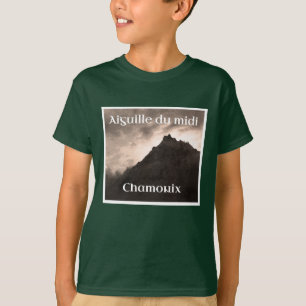 Camiseta Aiguille du Midi, montanha de Mont Blanc