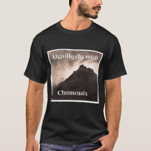 Camiseta Aiguille du Midi, montanha de Mont Blanc