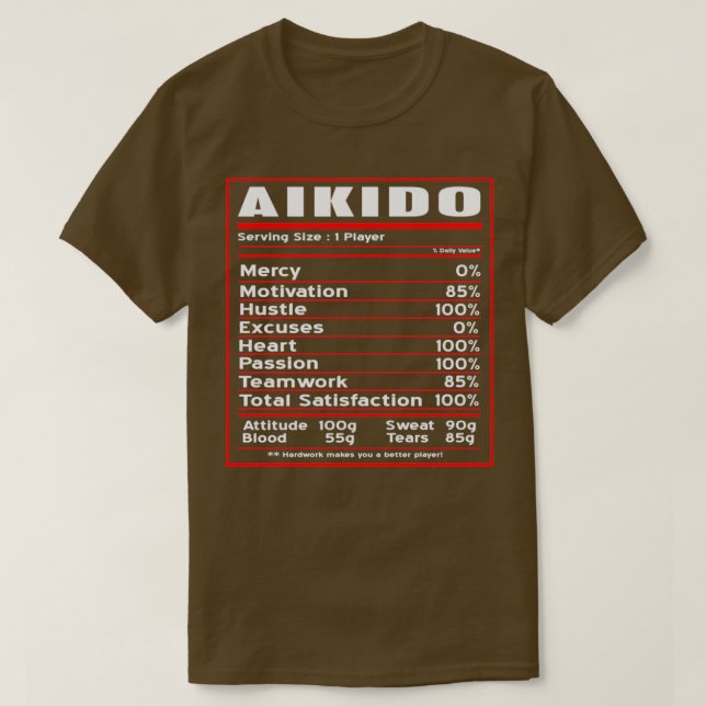 Camiseta Aikido 9 (Frente do Design)