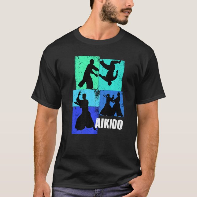 Camiseta Aikido Clothing para Aikidoka Gear Aikido (Frente)