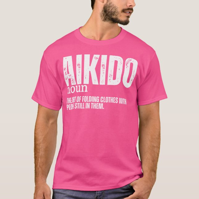 Camiseta Aikido Definition Funny Aikido (Frente)