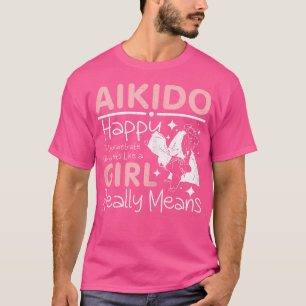 Camiseta Aikido Hit Como Uma Rapariga