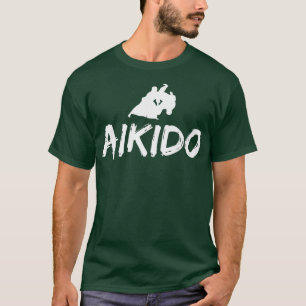 Camiseta Aikido Kokyu Nage Técnicas de Artes Marciais Japon