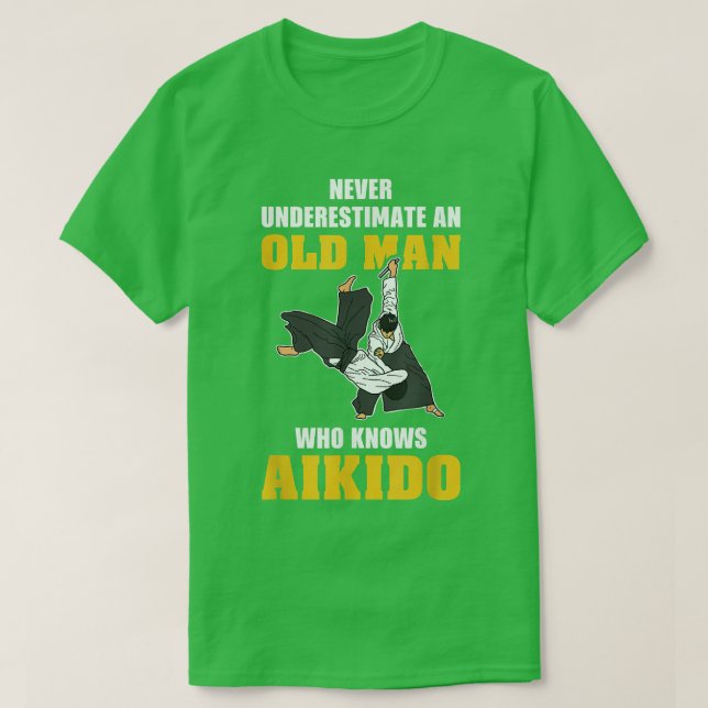 Camiseta Aikido Martial Art Japan Aikidoka Martial Artist 5 (Frente do Design)