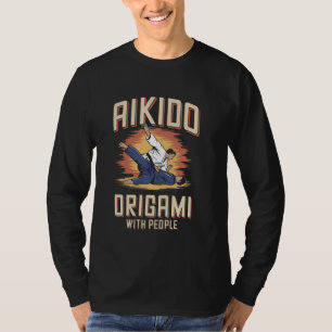 Camiseta Aikido Origami Artes Marciais Japonesas para Forma