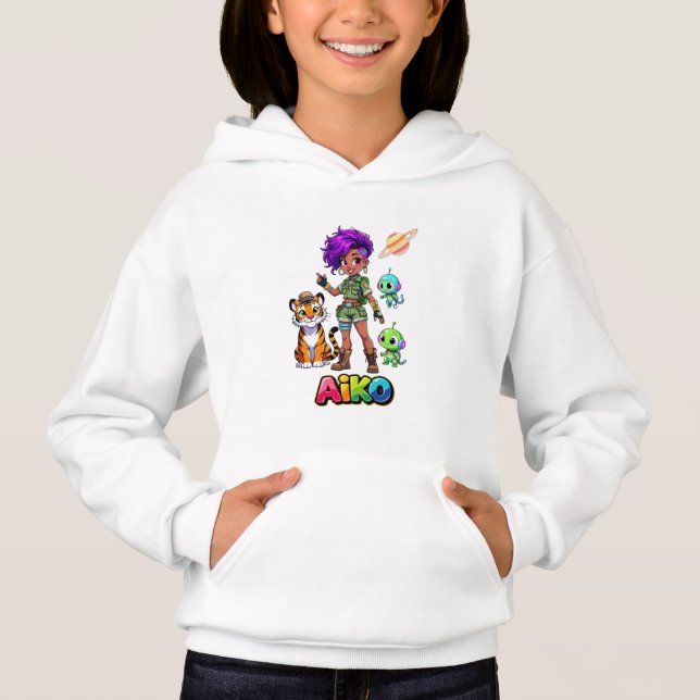 Camiseta AiKo Beats™ Aventura da AiKo & Amigos (Frente)